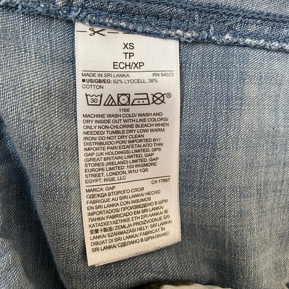 GAP Drawstring Paperbag Mom Jegging | Size XS - Picture 6 of 9